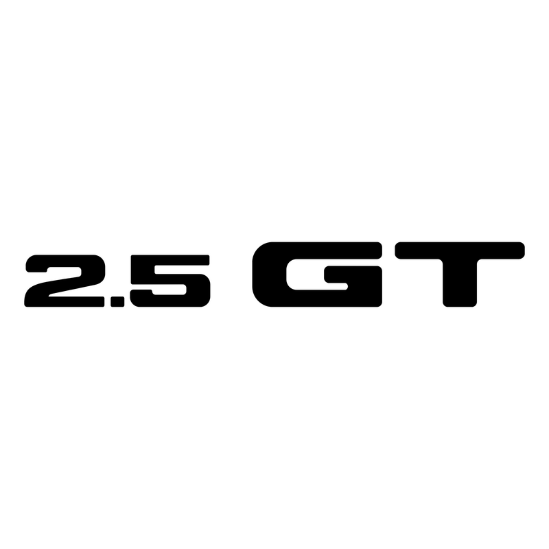 2.5 GT Logo PNG Vector  PNG