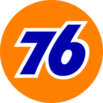 76 Orange Logo PNG
