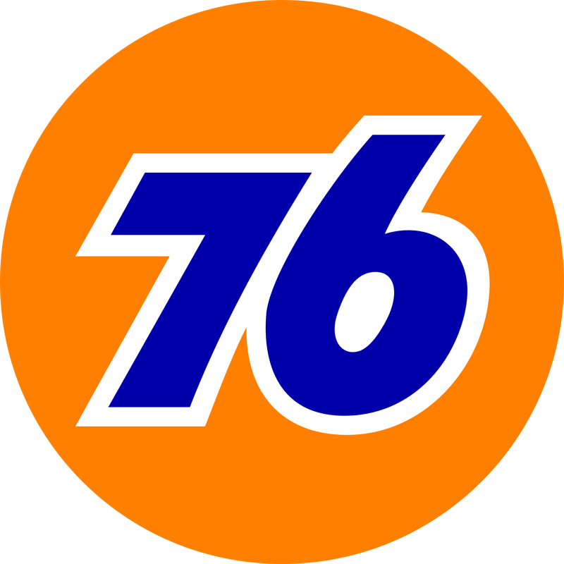 76 Orange Logo PNG Vector, Icon Transparent