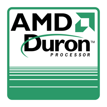 AMD Duron Processor Logo PNG Gennemsigtig
