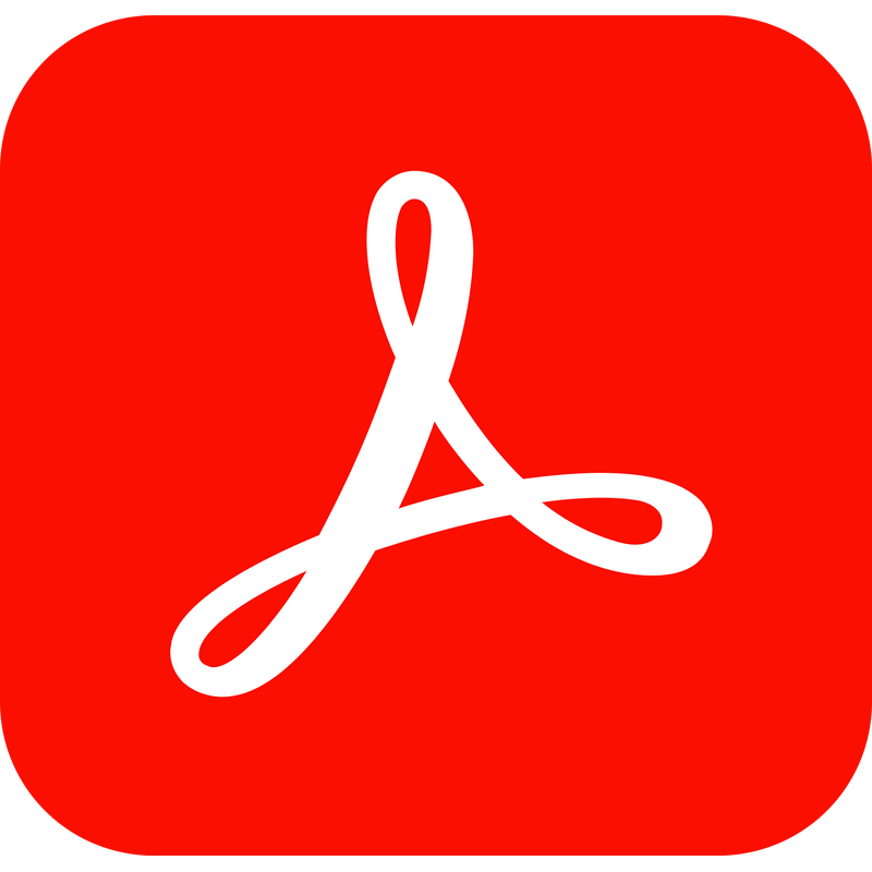 Adobe Acrobat DC Logo PNG Vector  PNG