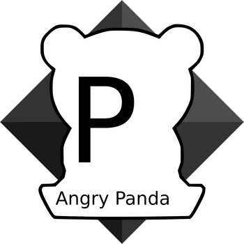 Angry Panda Logo PNG Transparente