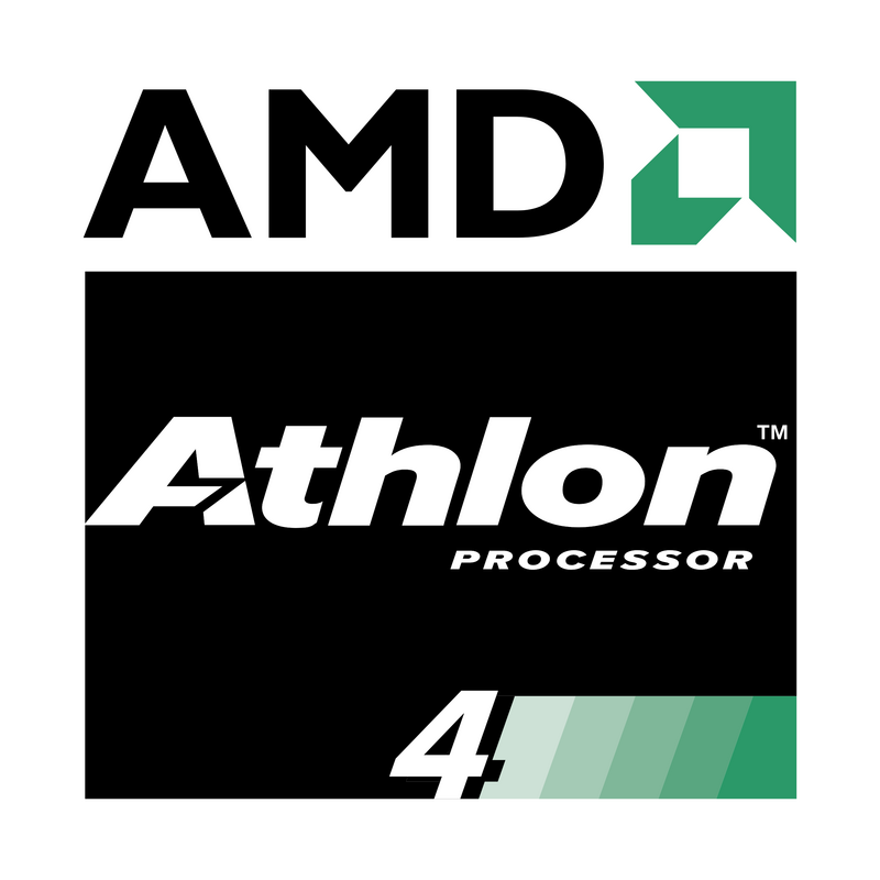 AMD Athlon 4 Processor Logo PNG Vector  PNG