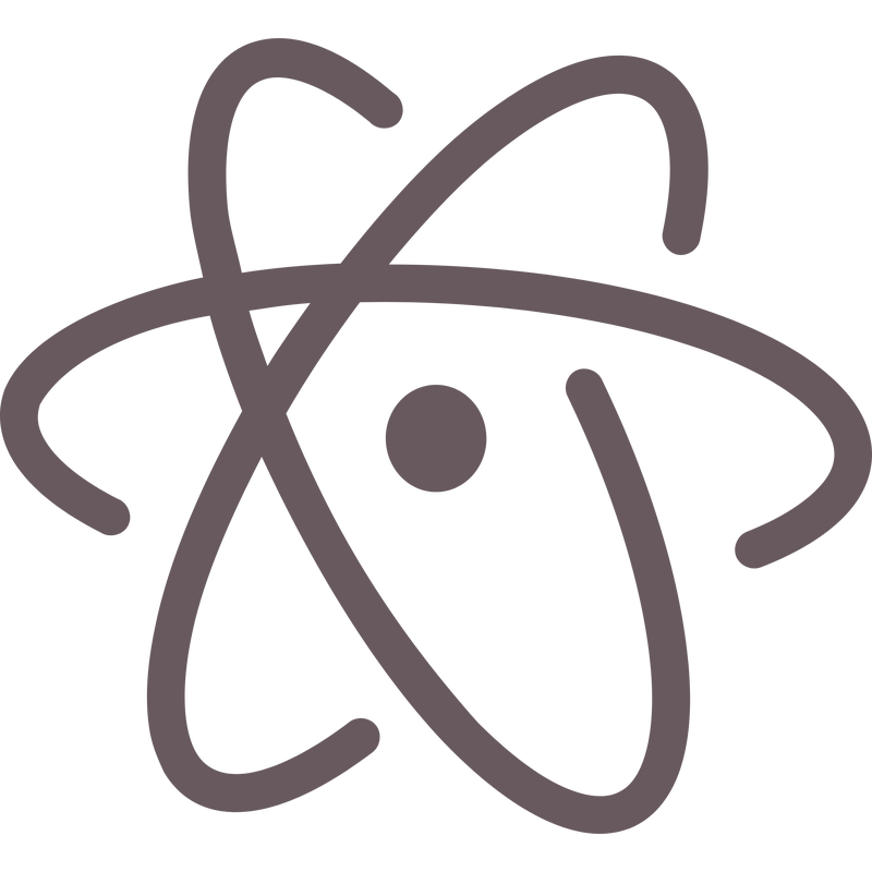 Atom Logo PNG Vector  PNG