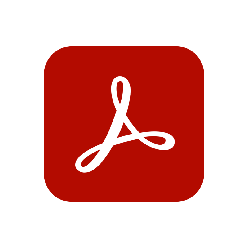Download Adobe Acrobat Reader Logo PNG Transparent Background
