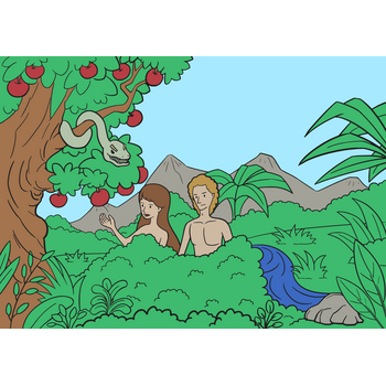 Adam and Eve Logo PNG