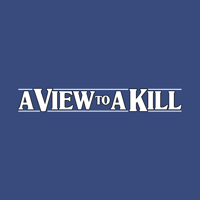 A View To A Kill Logo PNG Vector  PNG
