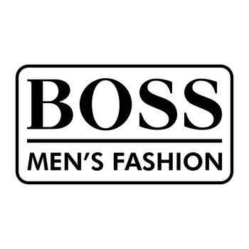 Boss Mens Fashion Logo PNG Transparan