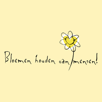 Bloemen Houden Van Mensen Logo PNG Průhledné
