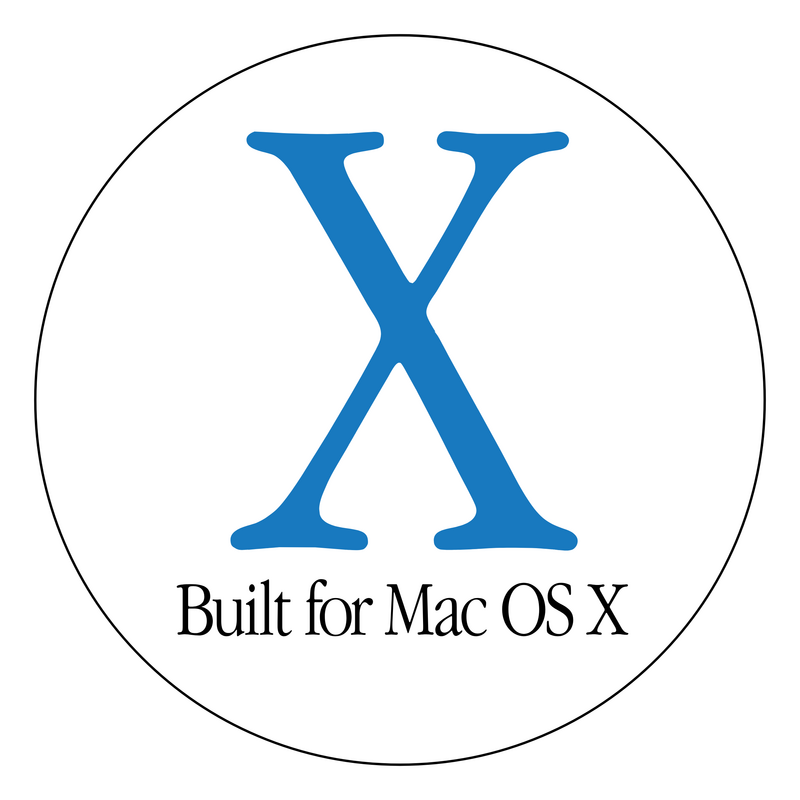 Built For Mac Os X Logo PNG Vector  PNG