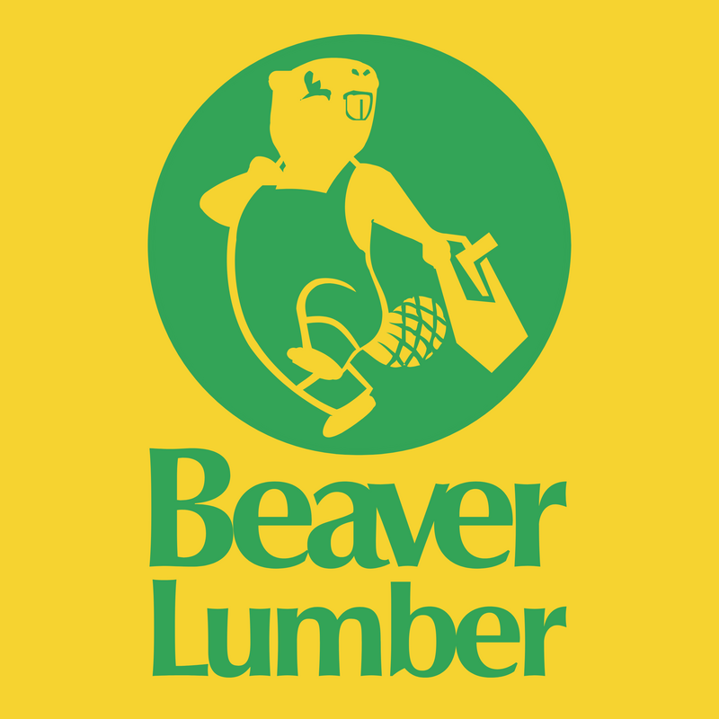 Beaver Lumber 标志 PNG Vector  PNG