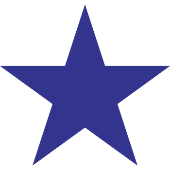 Blue Star Logo PNG Trasparente