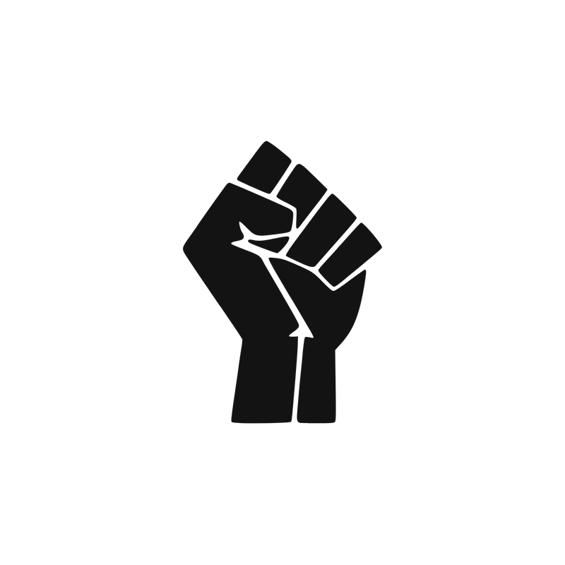 Black Fist Logo PNG Vector  PNG