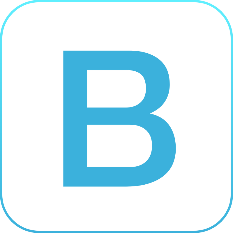 Logo Bootstrap Icon PNG Vector, Ícone