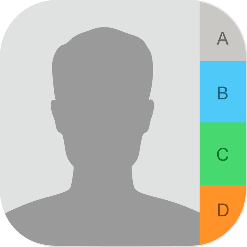 Contacts iOS Logo PNG Vector  PNG