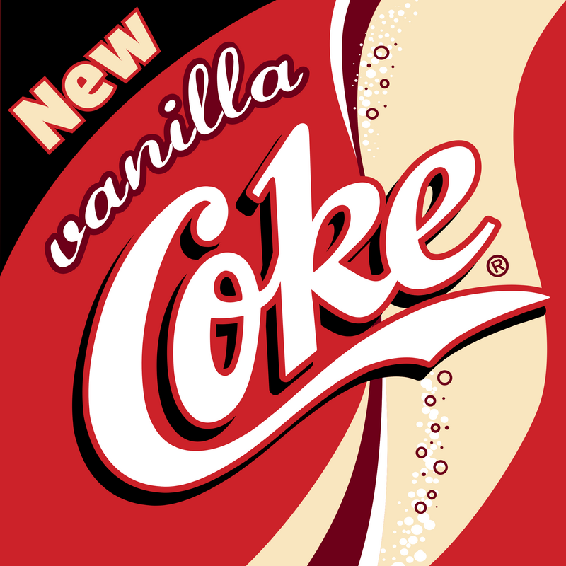 Coca Cola Vanilla Logo PNG Vector, Icoon