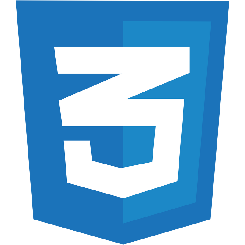 CSS3 Logo PNG Vector  PNG