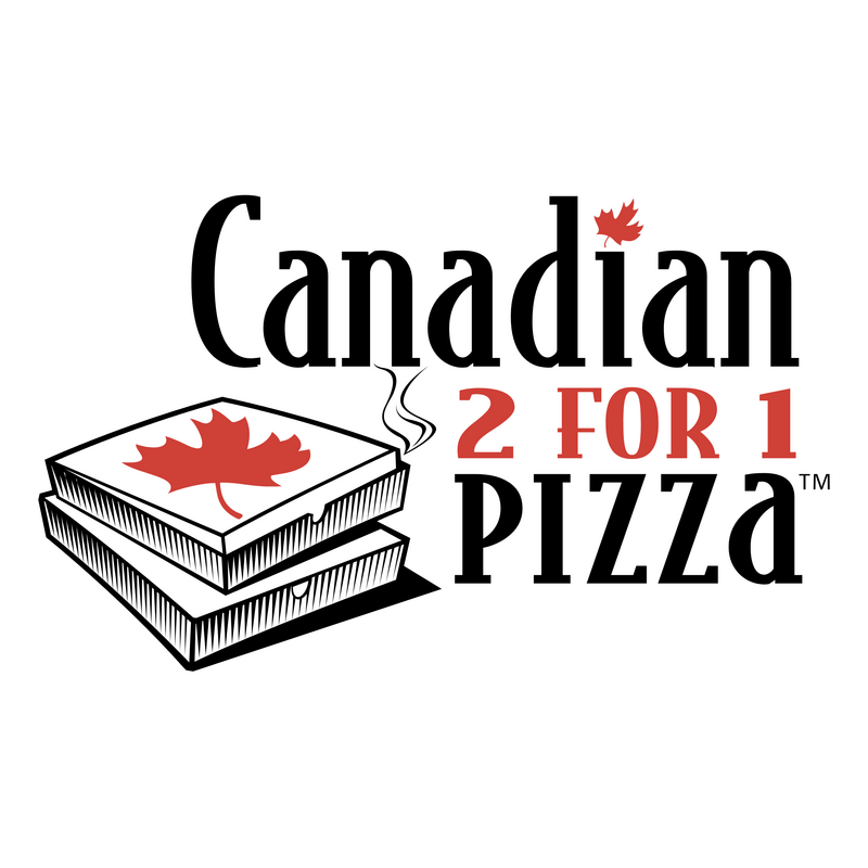 Canadian 2 For 1 Pizza Logo PNG Vector  PNG