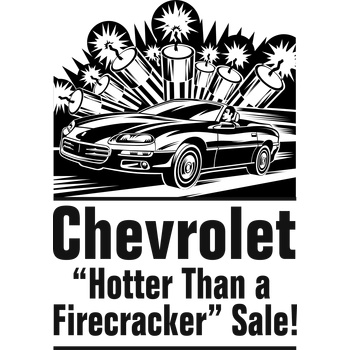 Chevrolet Firecracker Sale Logo PNG