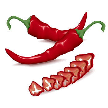 Cayenne peppers Logo PNG