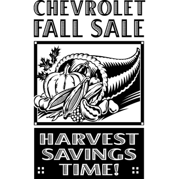 Chevrolet Fall Sale 标志 PNG