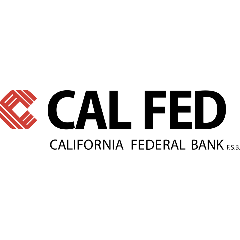 Cal Fed Bank Logo PNG Vector  PNG