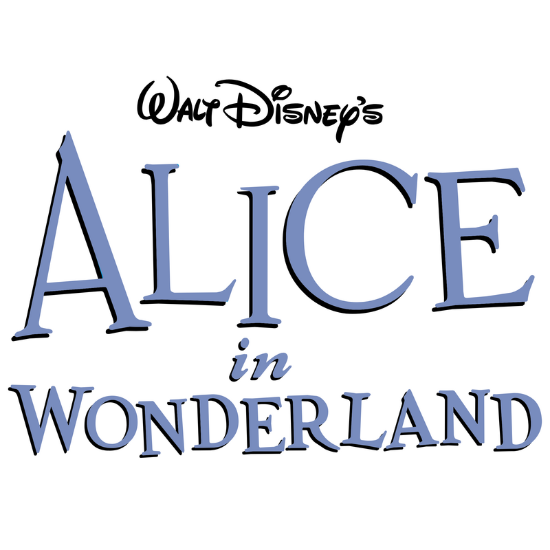Disney's Alice In Wonderland Logo PNG Vector  PNG