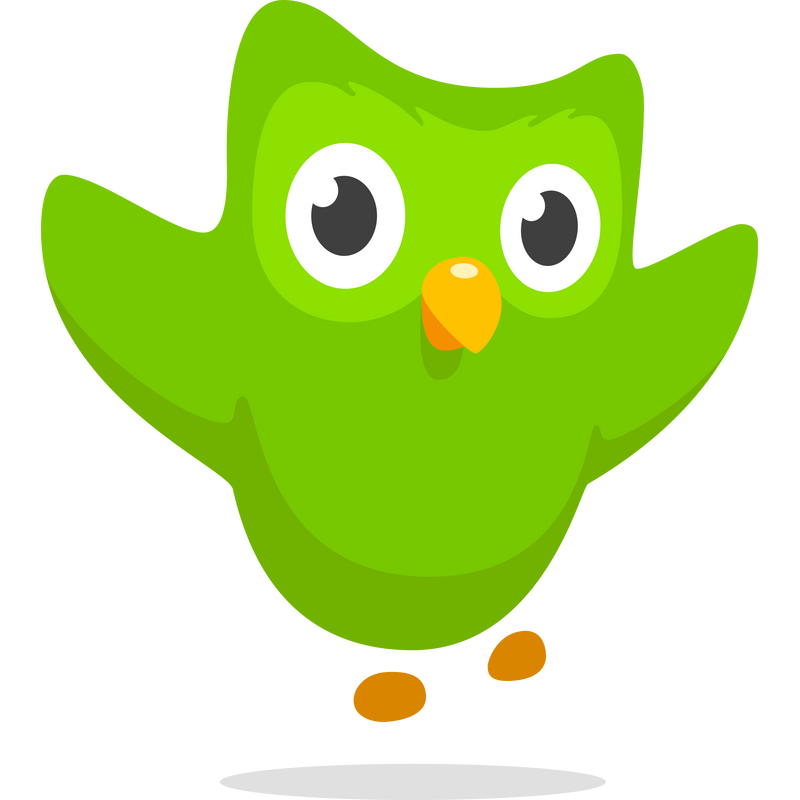 Duolingo Symbol Icon Logo PNG Vector, Kuvake