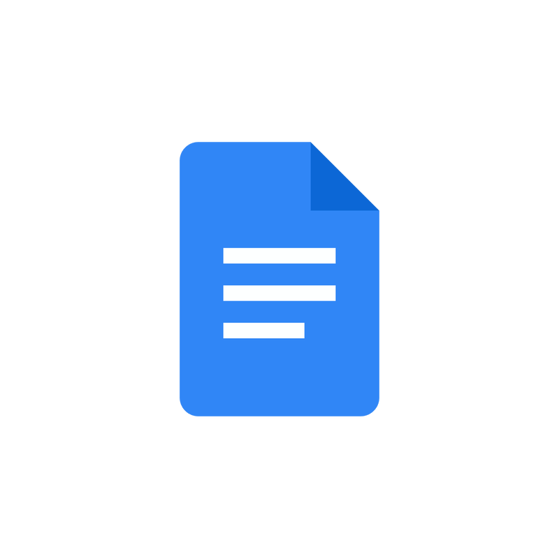 Google Docs Logo PNG Vector  PNG