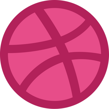 Dribbble Icon Logo PNG Priehľadné