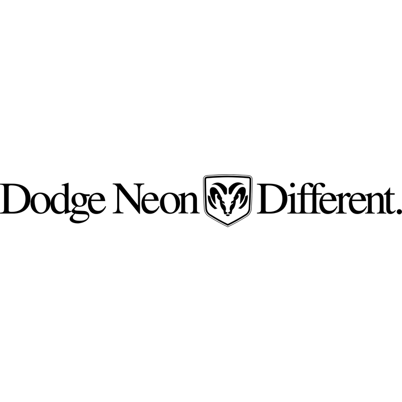 Dodge Neon Different Logo PNG Vector  PNG