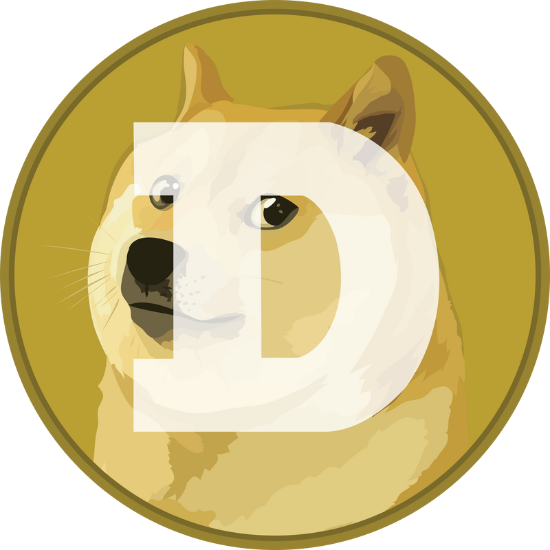 Dogecoin 标志 PNG Vector  PNG