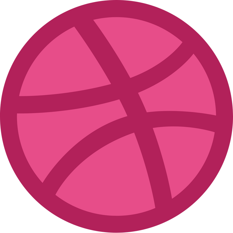 Dribbble Icon Logo PNG Vector  PNG