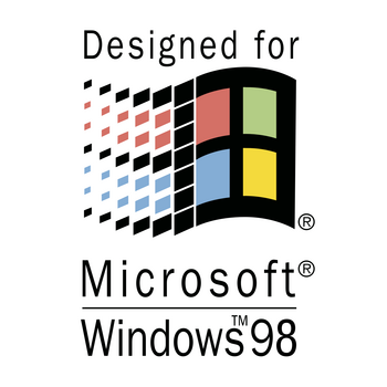 Designed For Microsoft Windows 98 Logo PNG