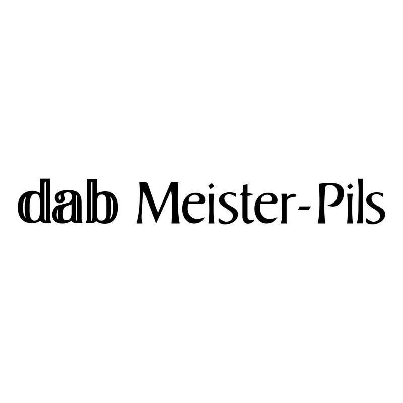 Dab Meister Pils Logo PNG Vector  PNG