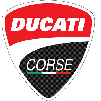 Ducati Corse Logo PNG Průhledné