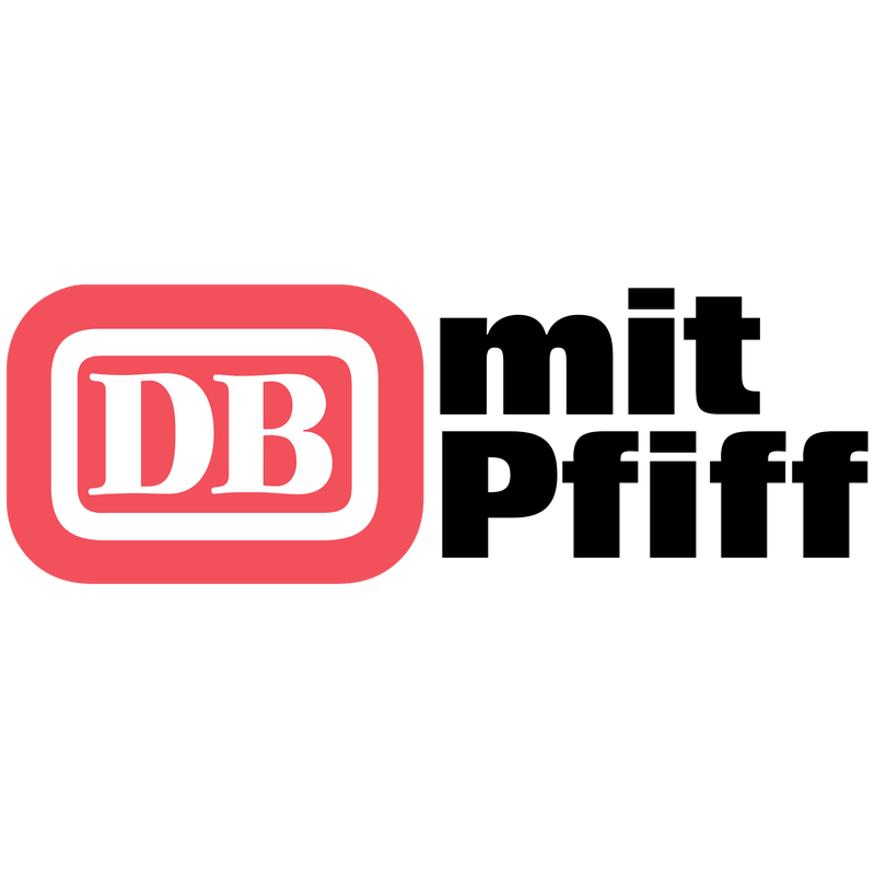 DB mit Pfiff Logo PNG Vector, Icon Transparent