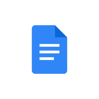 Google Docs Logo PNG Trasparente