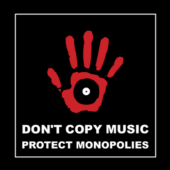 Don't Copy Music 로고 PNG