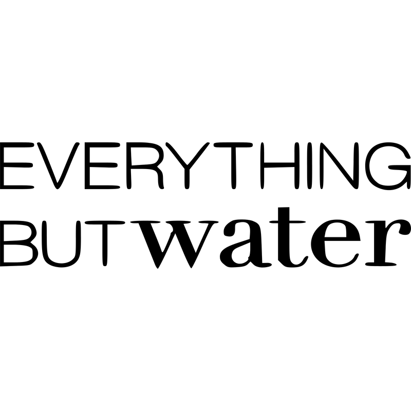 Everything But Water Logo PNG Vector  PNG