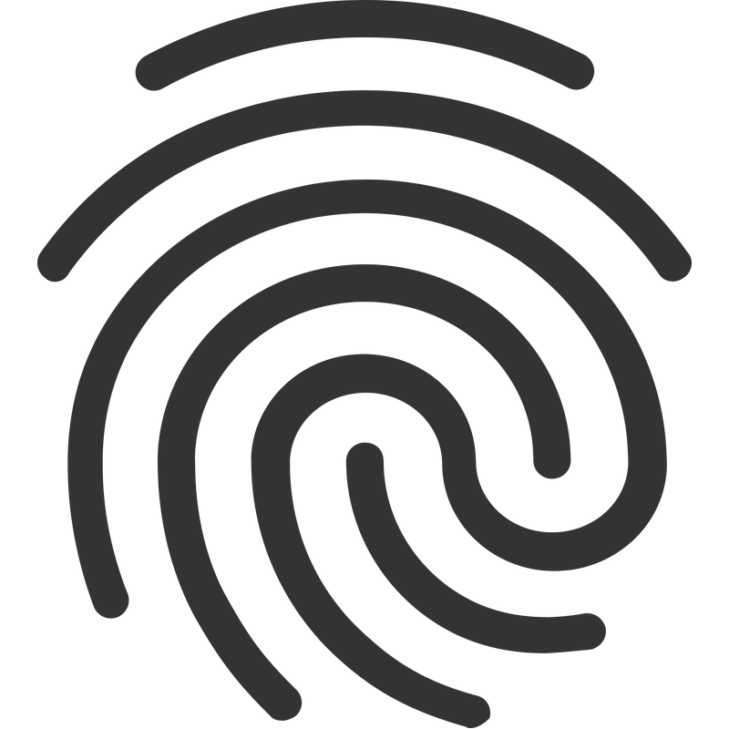 Fingerprint Logo PNG Vector  PNG