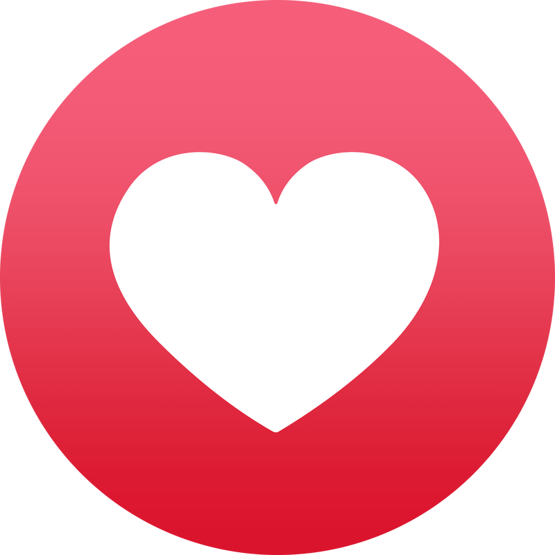 Facebook Reaction: Love Logo PNG Vector  PNG
