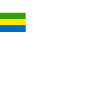 Flag Of Gabon Logo PNG Trasparente
