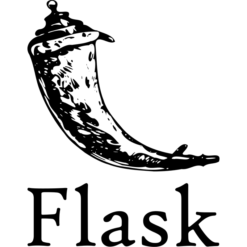 Flask 标志 PNG Vector  PNG