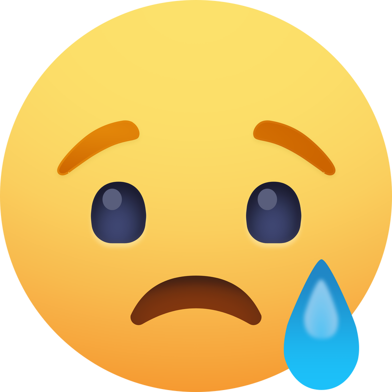 Facebook Reaction: Sad Logo PNG Vector  PNG