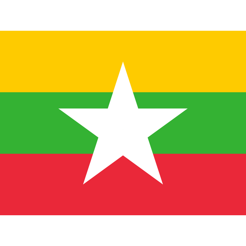 Flag Of Myanmar Logo PNG Vector  PNG