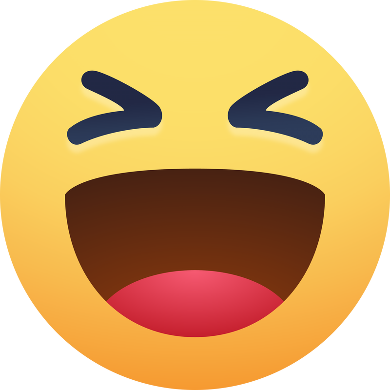 Facebook Reaction: Haha 로고 PNG Vector  PNG
