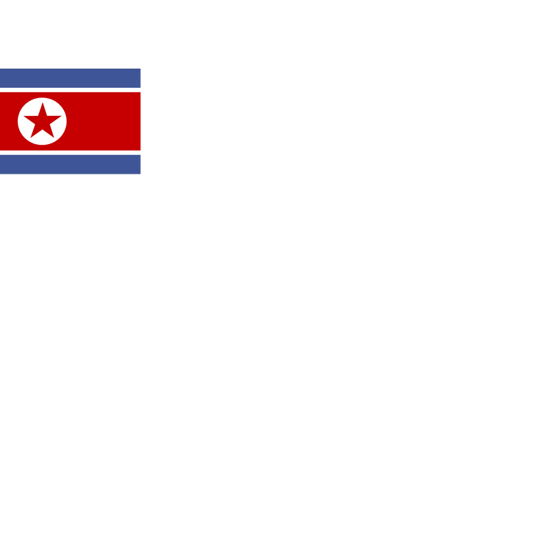 Flag Of Democratic People's Republic Of Korea  PNG Vector, Ikona