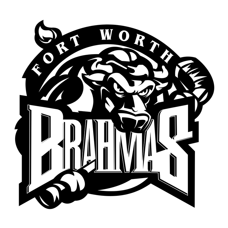 Fort Worth Brahmas 标志 PNG Vector  PNG