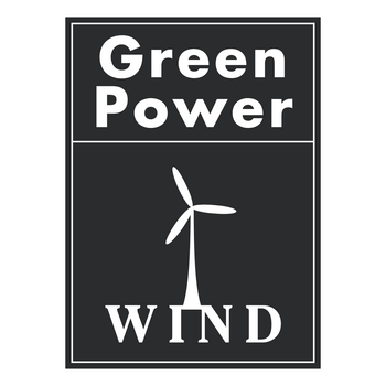 Green Power Wind Logo PNG